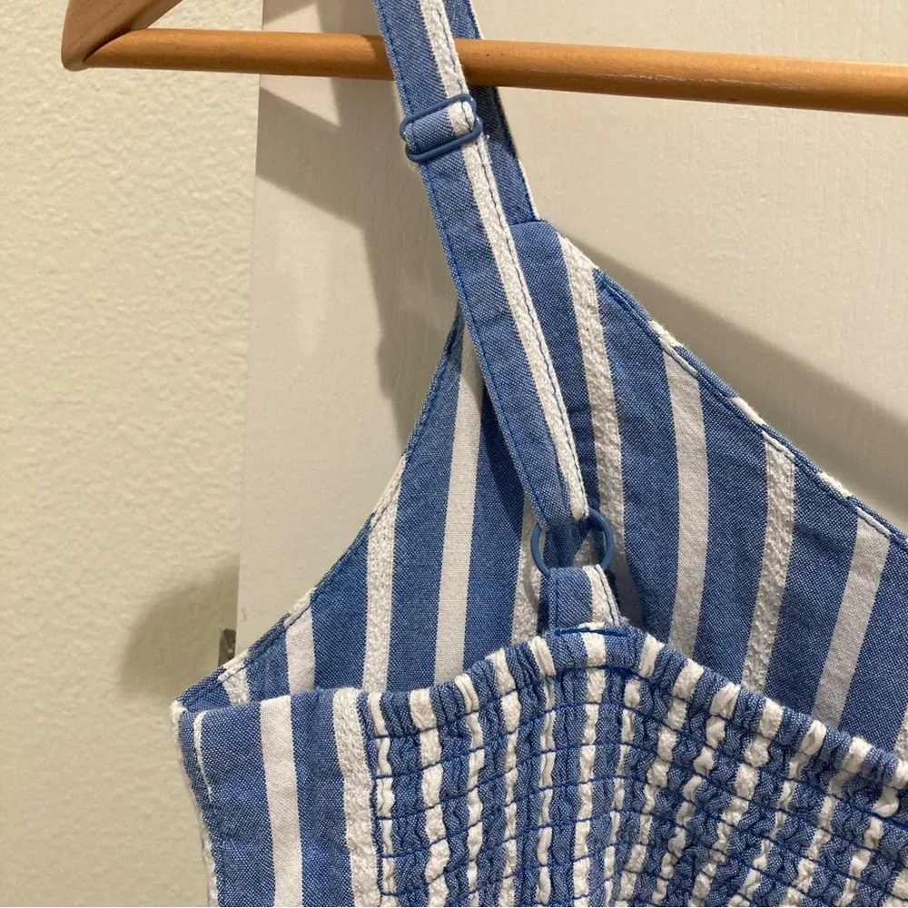 Old Navy striped blue and white sundress - Picture 6 of 7